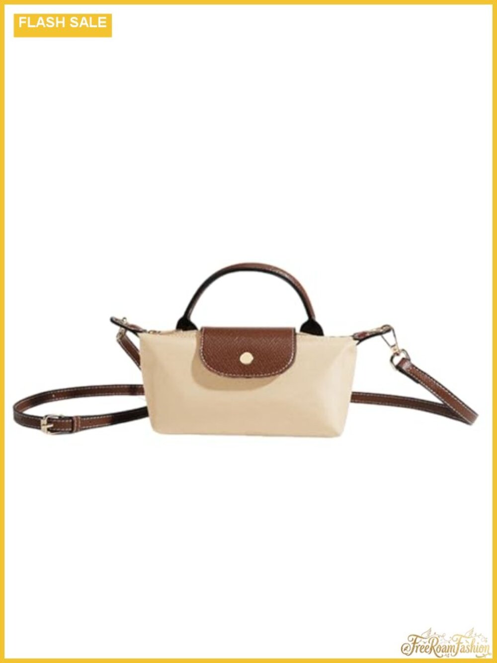 Quilted Nylon Crossbody Bag Adjustable Strap Mini Purse